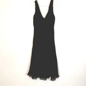 Ann Klein Black Silk Dress size 10